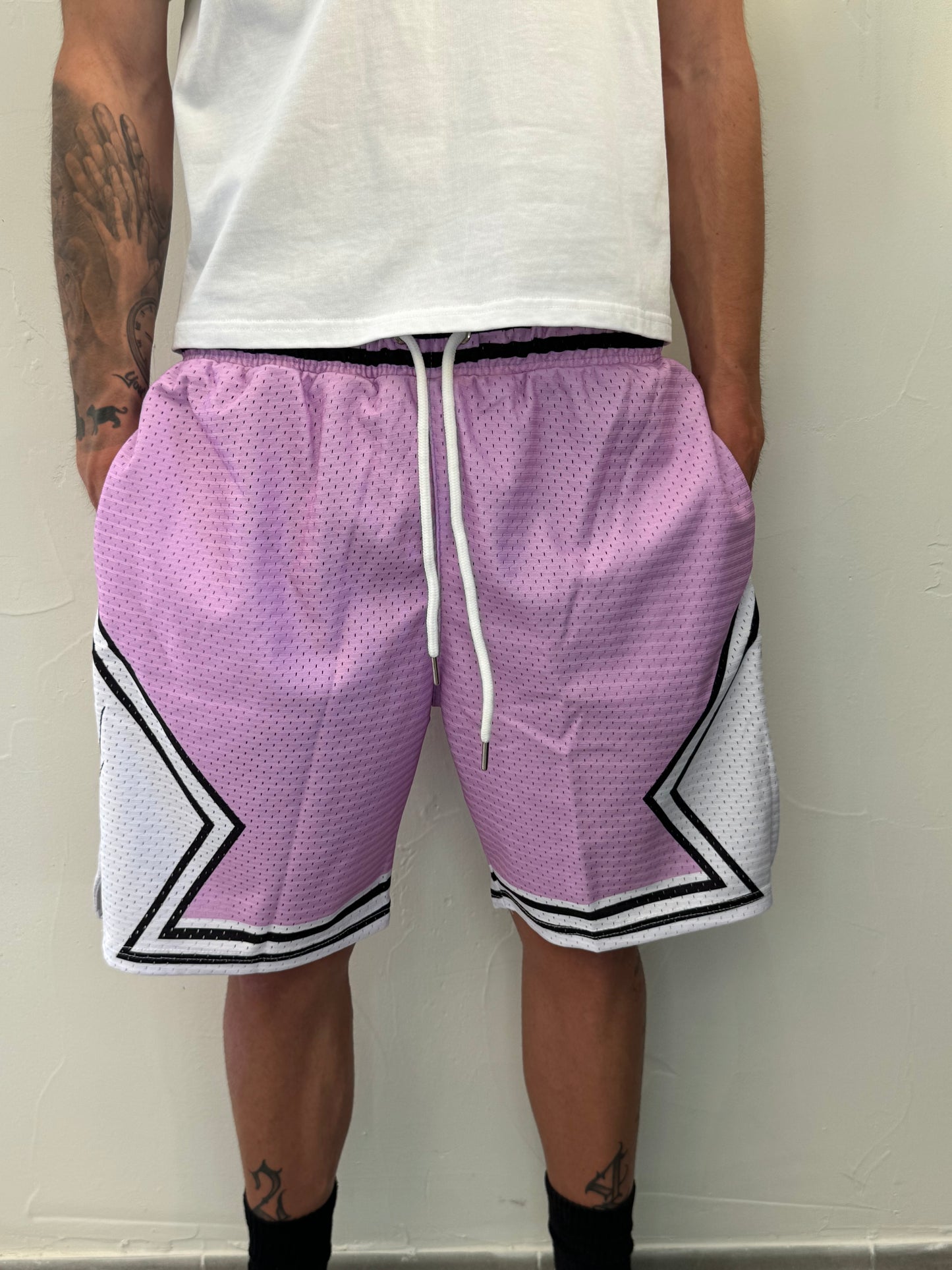 Shorts Ripper spider Rosa