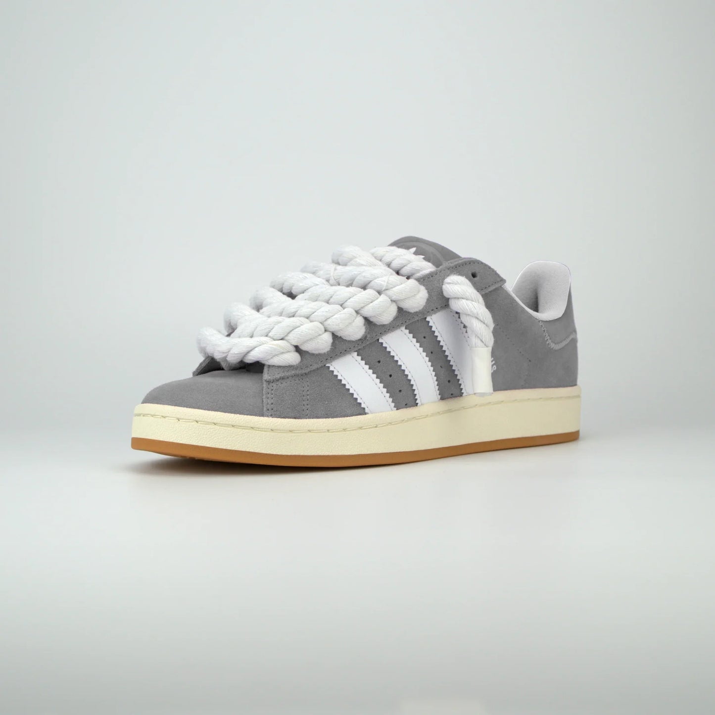 Adidas Campus Grey + Rope Laces