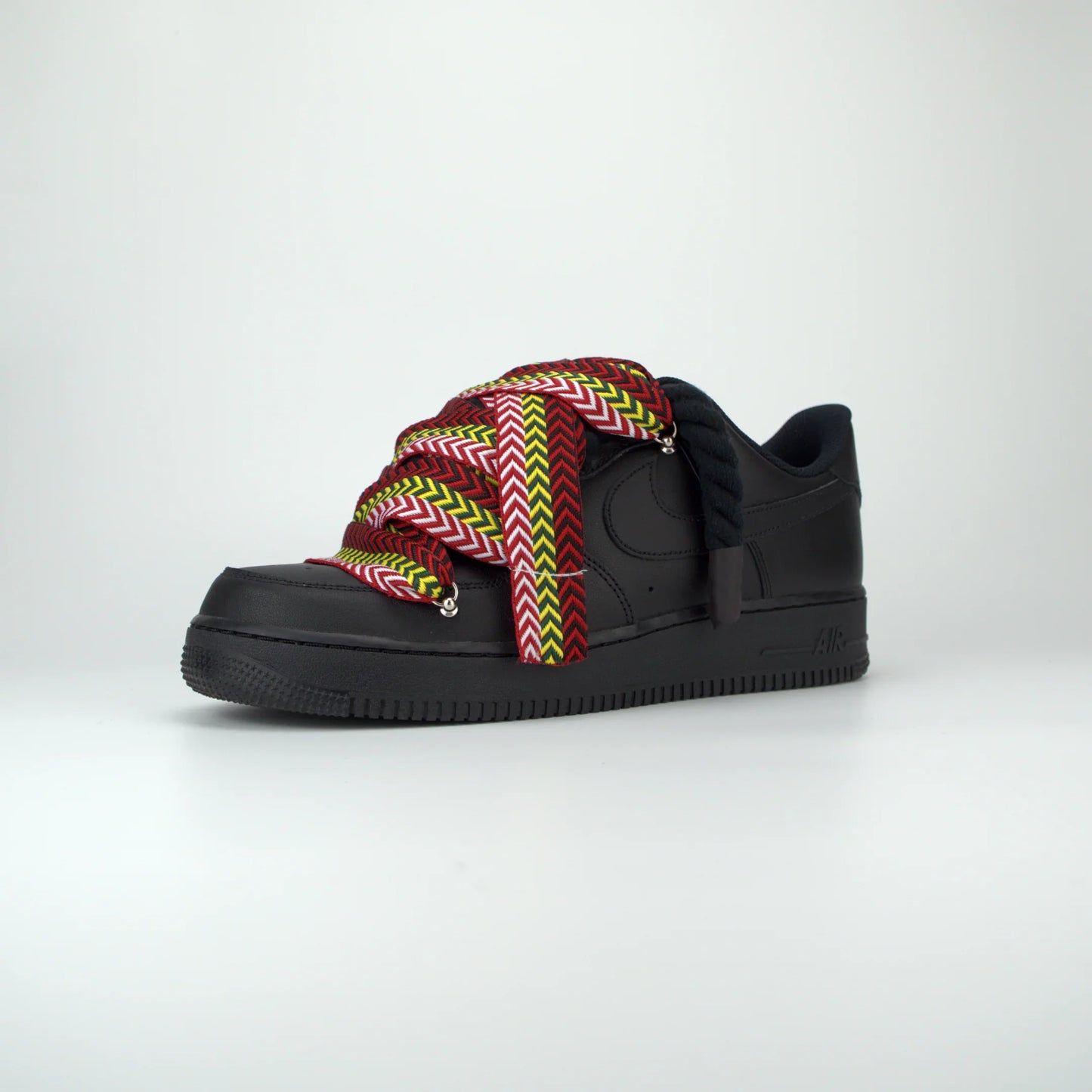 Nike Air Force 1 Black x Lanvin Mixed + Rope Laces