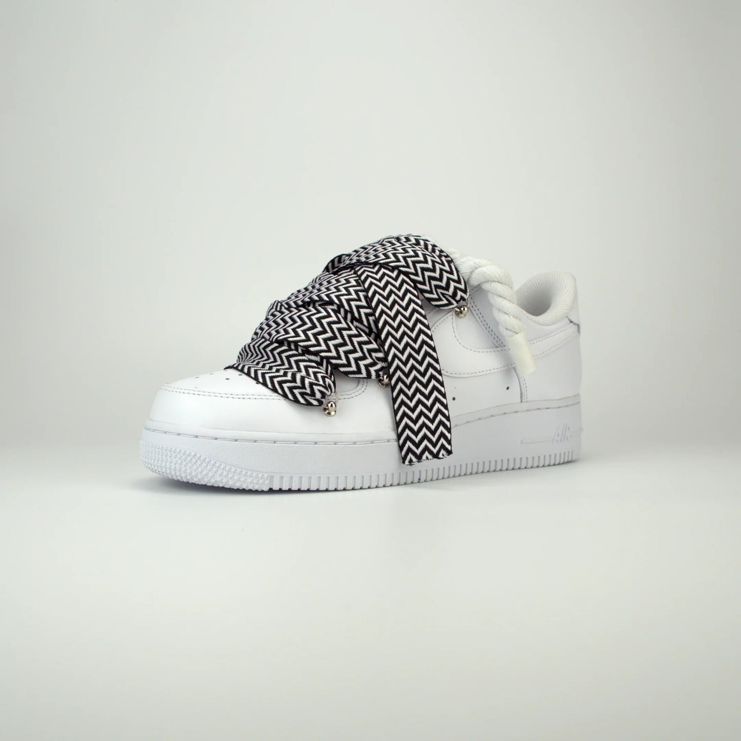 Nike Air Force 1 White x Lanvin Black/White + Rope Laces