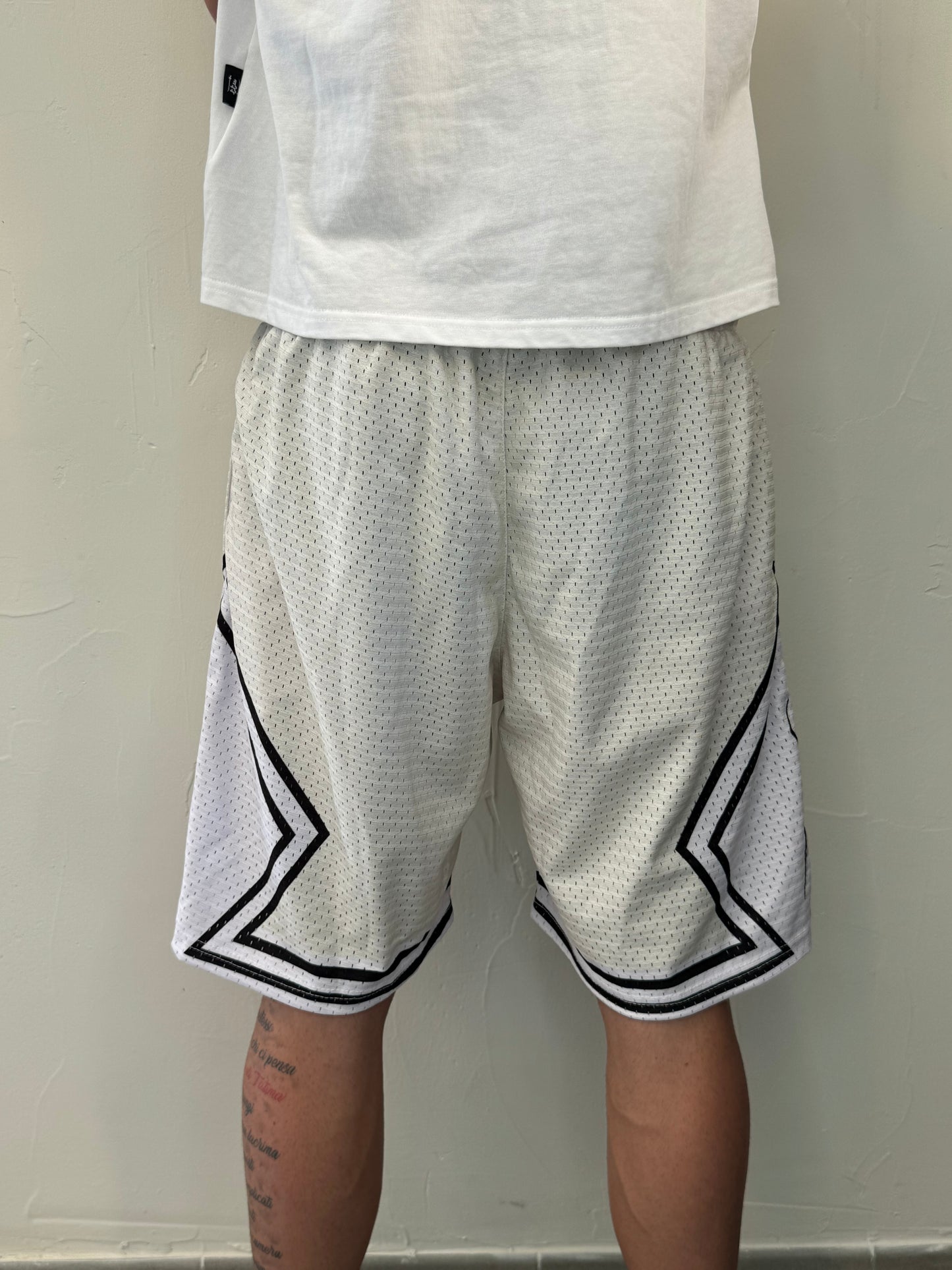 Shorts Ripper Spider Bianco