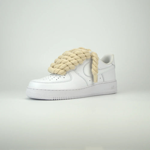 Nike Air Force 1 x Rope Laces Beige