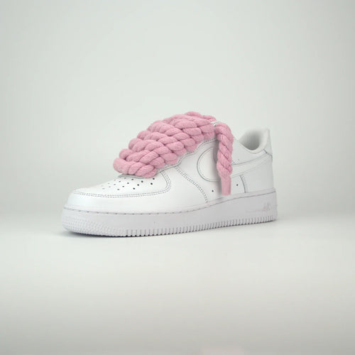 Nike Air Force 1 x Rope Laces Pink